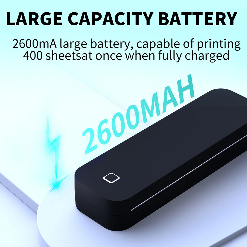 Revolutionary Inkless A4 Bluetooth Thermal Printer – Perfect for Home, Office & School Use!